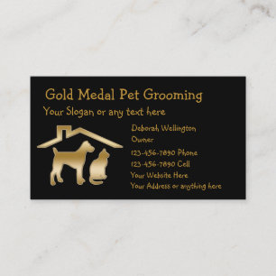 Pet Grooming Business Cards
