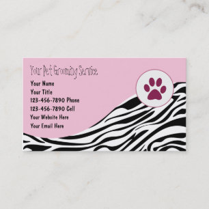 Pet Grooming Business Cards