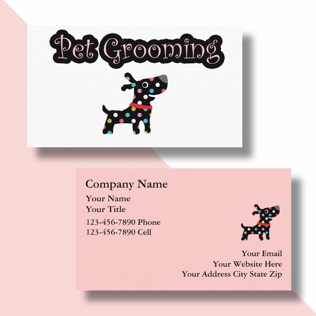 Pet Grooming Business Cards (Creator Uploaded)