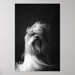Pet Grooming Salon Boutique Yorkshir Portrait Poster