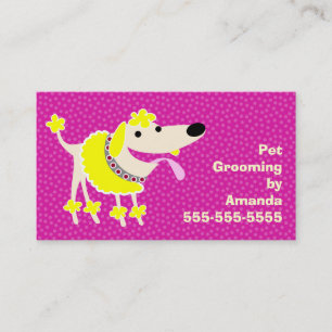 Pet Grooming Services Business Card
