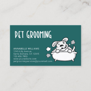 Pet Grooming Services Business Card