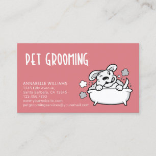 Pet Grooming Services  Business Card