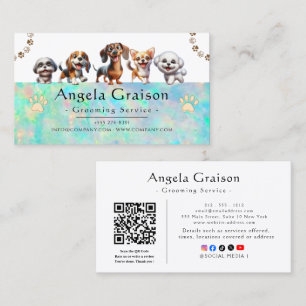 Pet Grooming Specialist Business Card