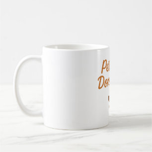 Pet Hair, Don’t Care – Colourful Paw Print Design Coffee Mug