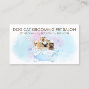 Pet Haircut Grooming Shop Business Card