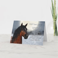 Pet Horse Sympathy Card, Loss Of Pet Horse