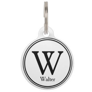 Pet ID Personalised Custom Name Tags - Minimal