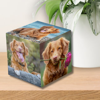 Pet Keepsake Puppy Dog Photo Cube