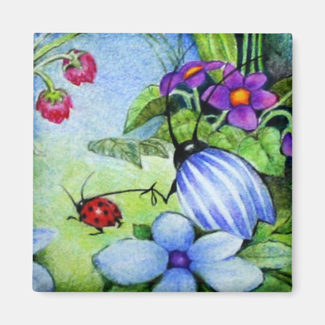 Pet Ladybug Magnet (Front)