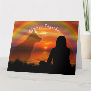 Pet loss condolence card