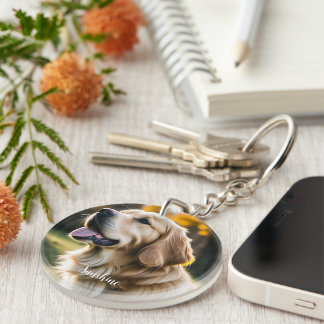 Pet Loss Dog Sympathy  Key Ring