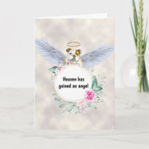 Pet loss English bulldog dog angel wings poem