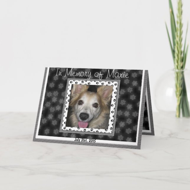 Pet Loss Memorial Card (Front)