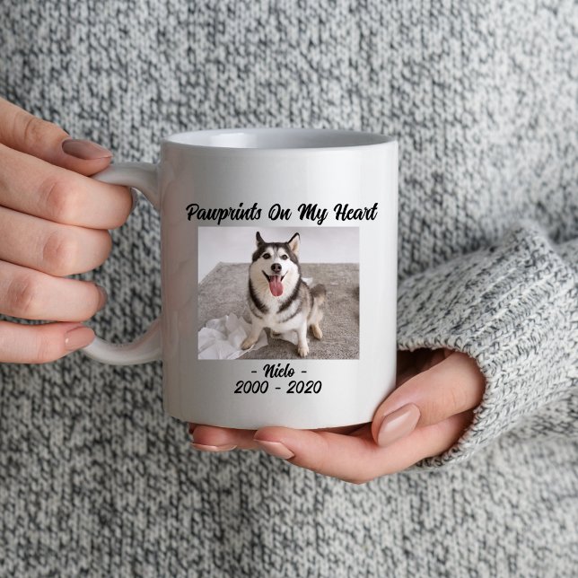 Pet Loss Memorial Death Of Dog Sympathy Pet Owners Mug (Creator Uploaded)