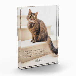 Pet Loss Memorial Keepsake Photo Block