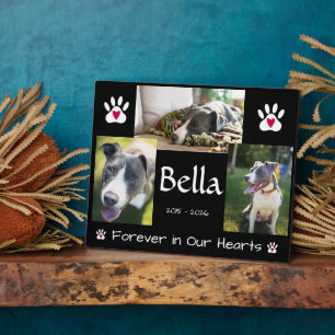Pet loss memorial keepsake plaque