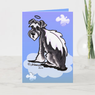 Pet Loss Schnauzer Card