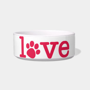 Pet love bowl