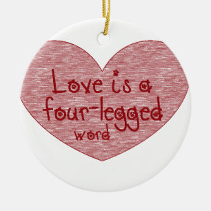 Pet Love Ceramic Tree Decoration