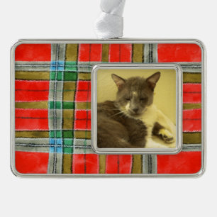 PET LOVE Framed Horizontal Ornament / MacBainPlaid