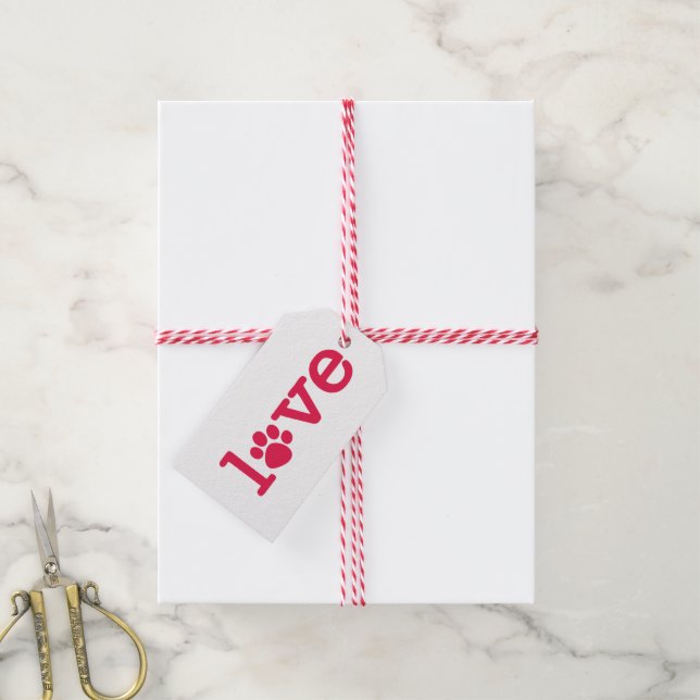 Pet love gift tags (With Twine)