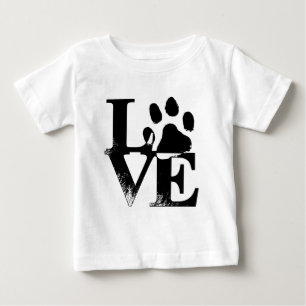 Pet Love - Paw Print Baby T-Shirt