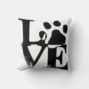 Pet Love - Paw Print Cushion