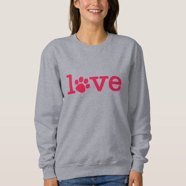 Pet love sweatshirt (Front)