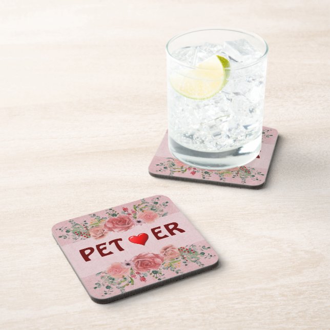 Pet Lover Beverage Coaster (Right Side)
