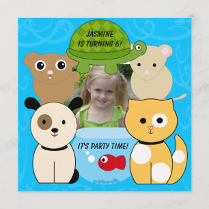 Pet Lover Birthday Invitation