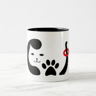Pet Lover felling Two-Tone Coffee Mug