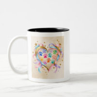 Pet Lover Heart Design – Stars & Sparkles Watercol