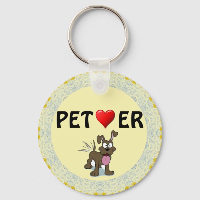 Pet Lover Keychain (Front)