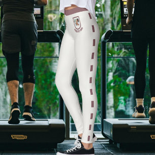 Pet Lover Neutral Vintage Rosewood Pattern Custom Leggings