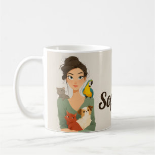 Pet Lover’s Cosy Portrait Coffee Mug