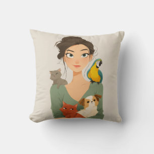 Pet Lover’s Cosy Portrait Cushion