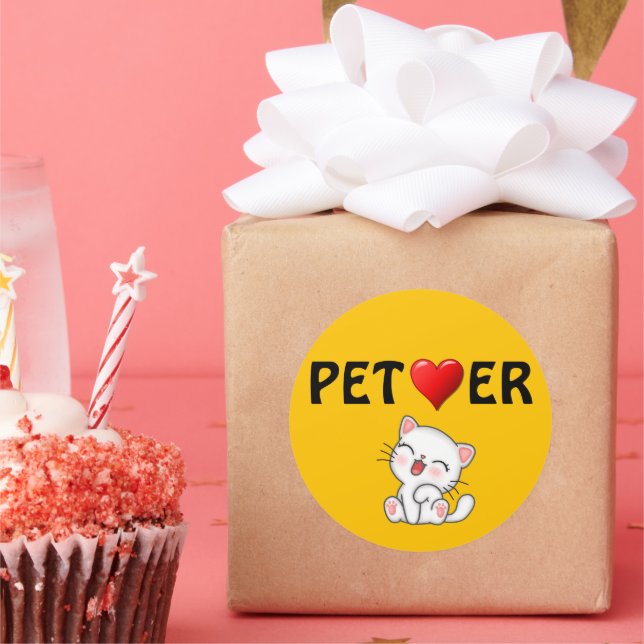 Pet Lover Sticker (Party)