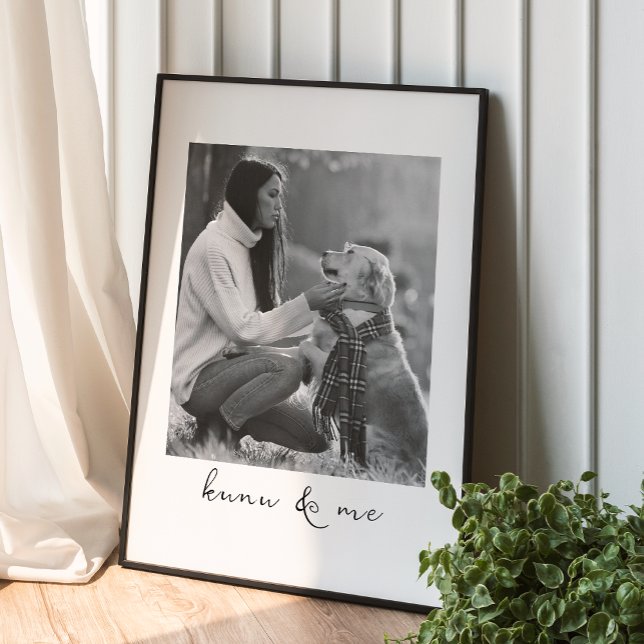 Pet Lovers Dog Mum Or Dog Dad Personalised Message Poster (Creator Uploaded)