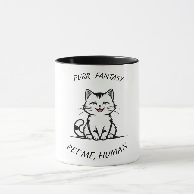 Pet Me Human Mug (Center)