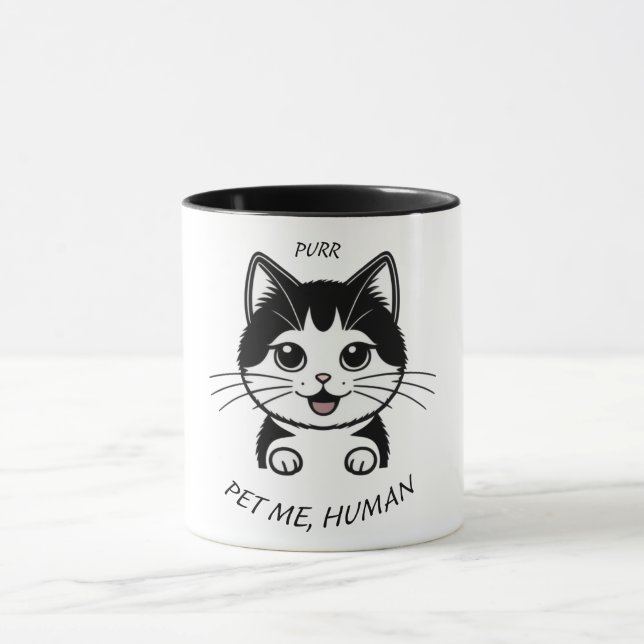 Pet Me Human Mug (Center)