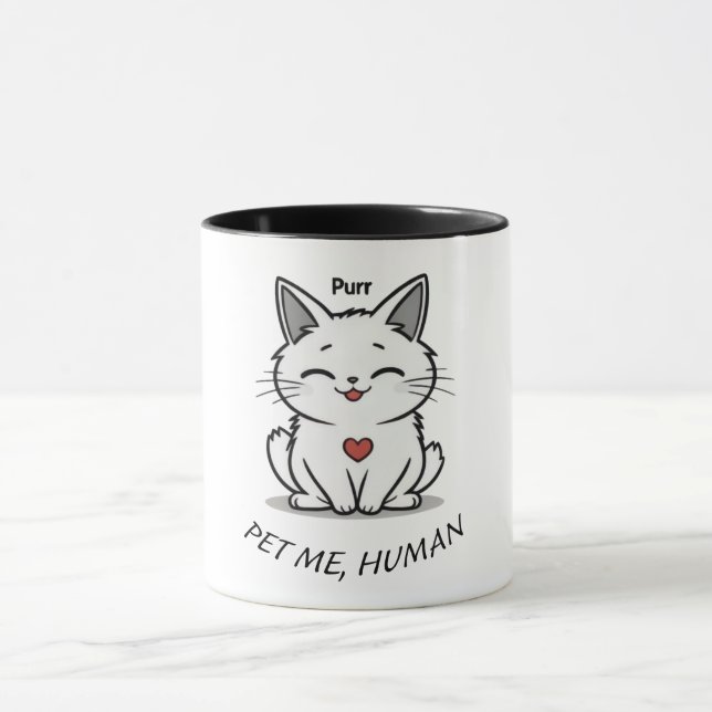 Pet Me, Human Mug (Center)