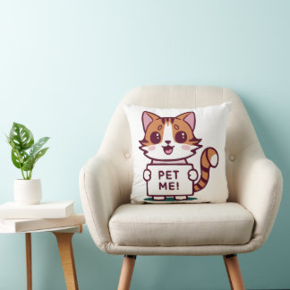 Pet Me Kitty Cushion
