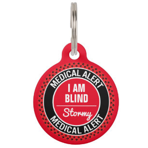 Pet Medical Alert Custom First Responder Pet Tag