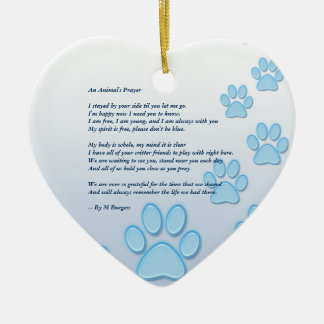 Pet Memorial 2 Sided - Heart Ornament