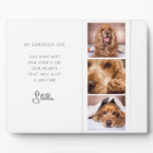 Pet Memorial 3 Photo Collage Remembrance Quote