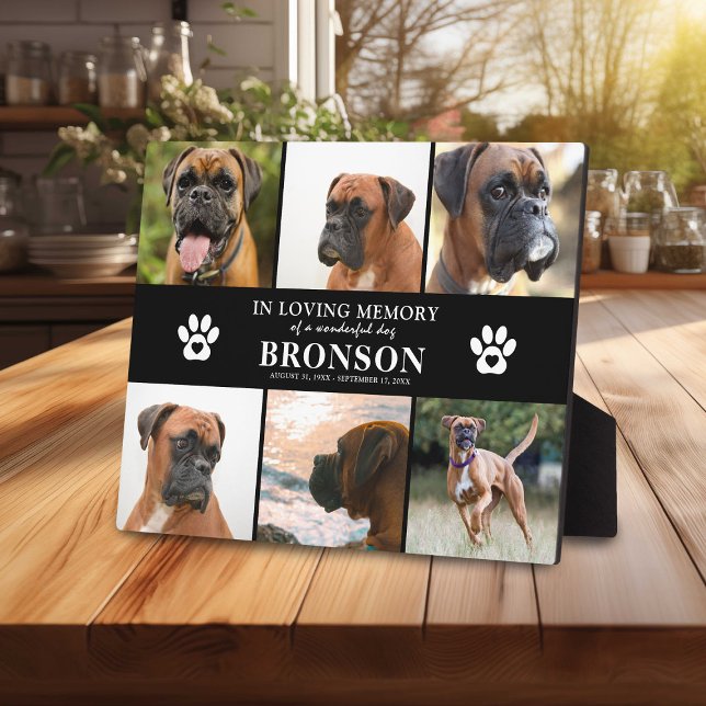 Pet Memorial 6 x Photo In Loving Memory Plaque (Creator Uploaded)