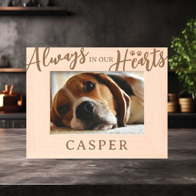 Pet Memorial Always in our Hearts Etched Frames (Creator Uploaded)