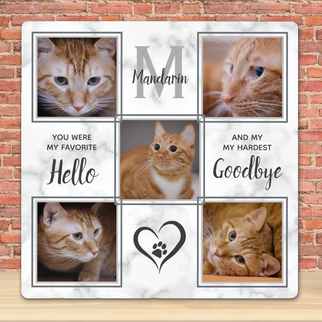 Pet Memorial Cat Photo Plaque (Creator Uploaded)
