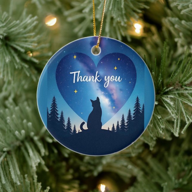 Pet Memorial Ceramic Ornament (Tree)